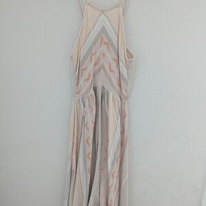 O'Neill Maxi Dress in Cream and Orange